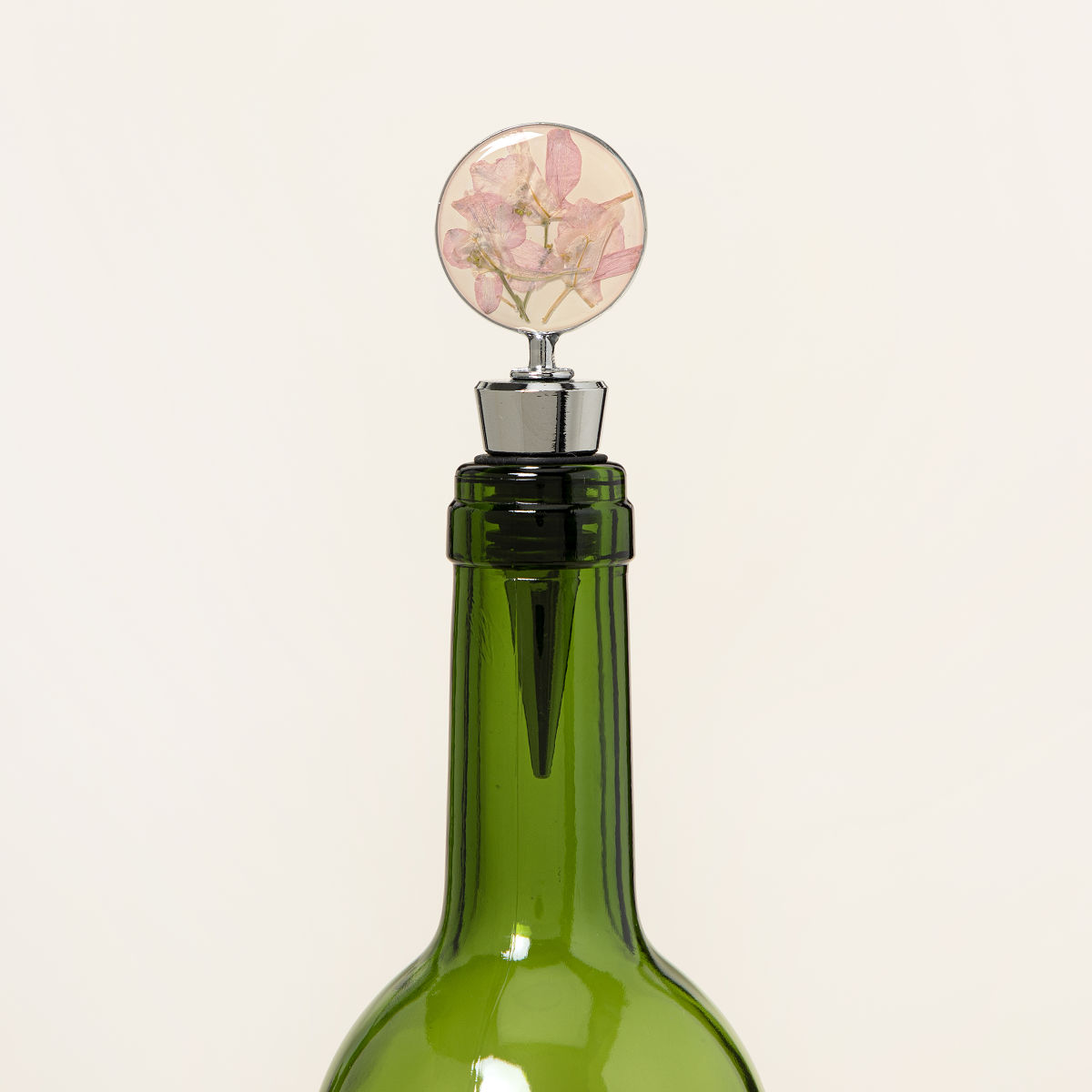 Birth Month Flower Wine Bottle Stopper - July