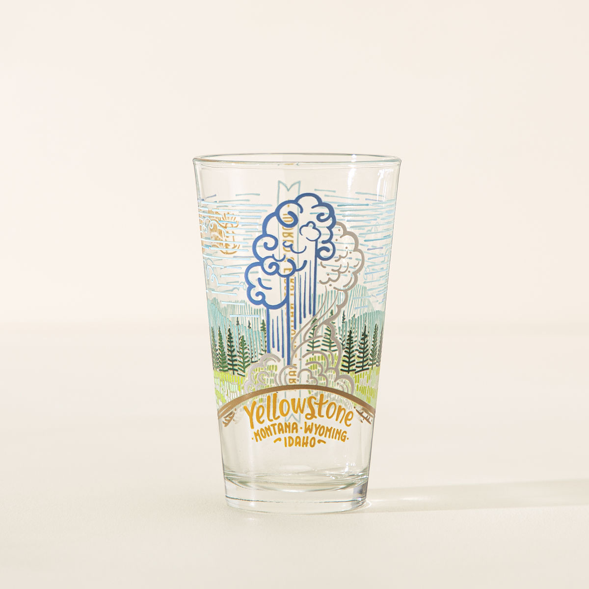 Collect Your National Park Glassware - Yellowstone
