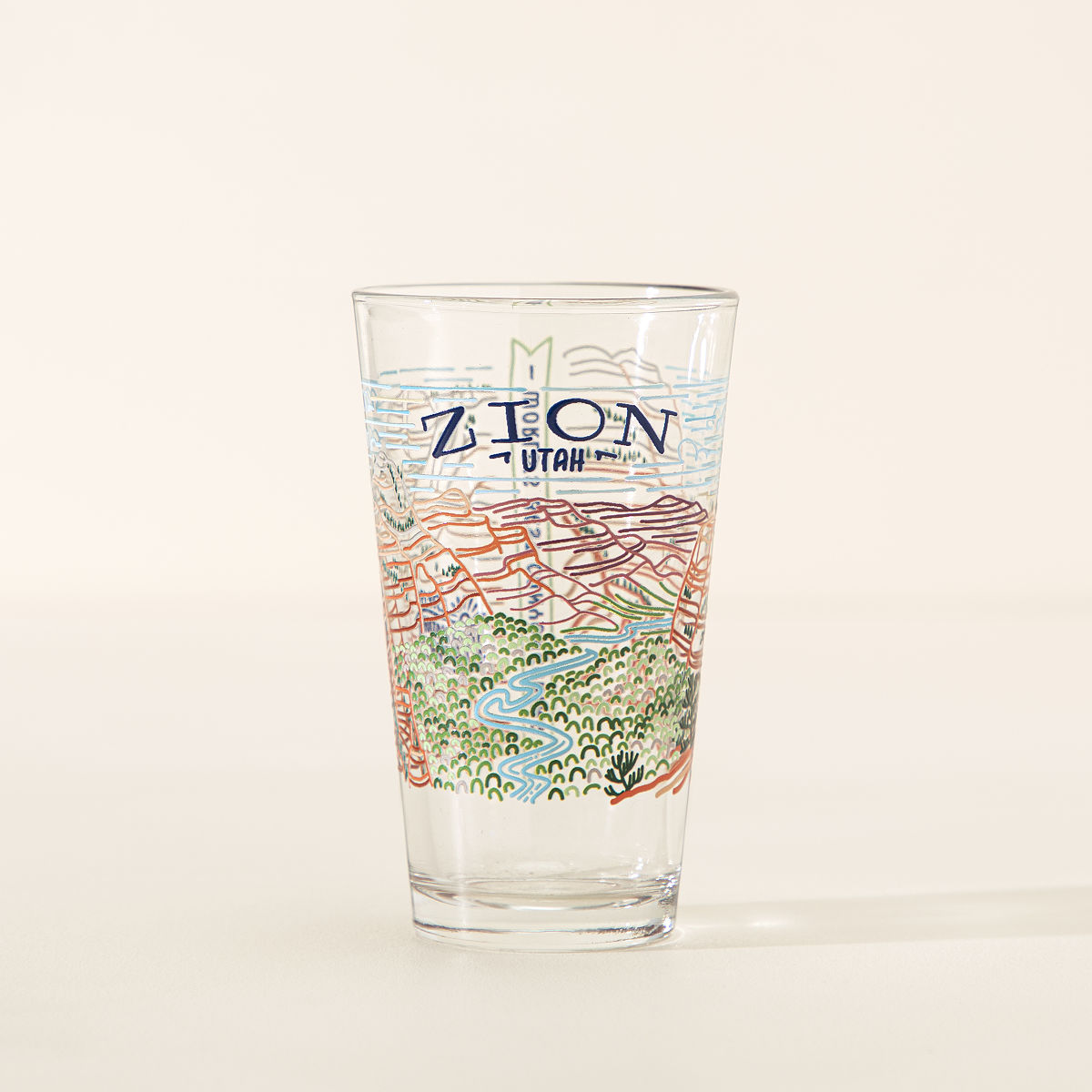 Collect Your National Park Glassware - Zion