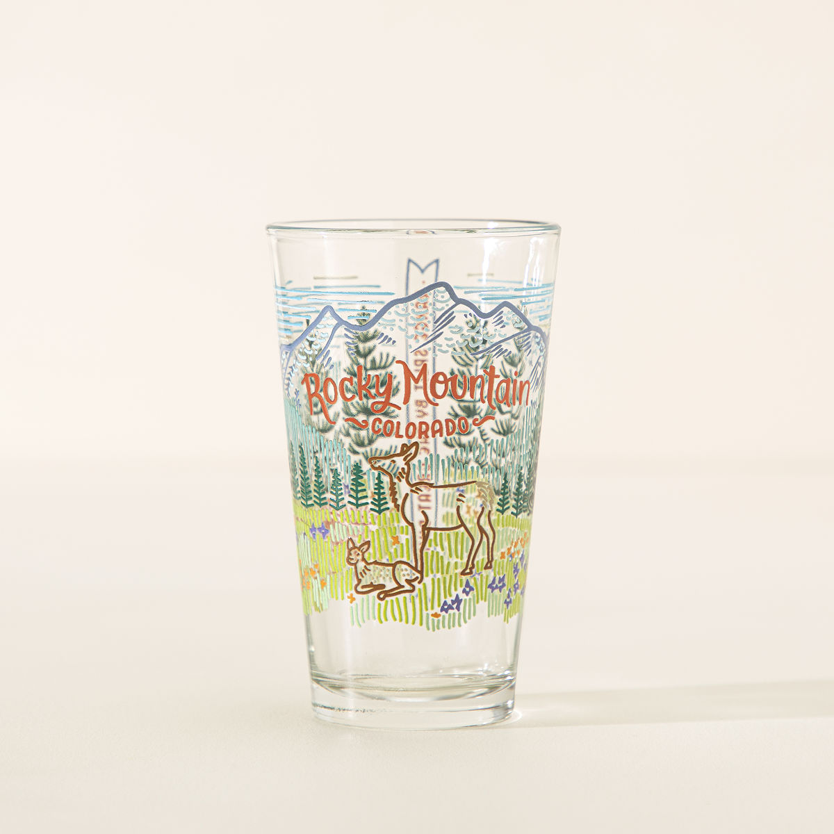 Collect Your National Park Glassware - Rocky Mountain
