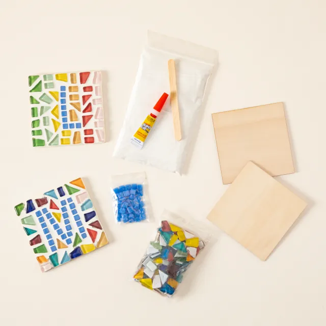 Mosaic Initial Coasters DIY Kit