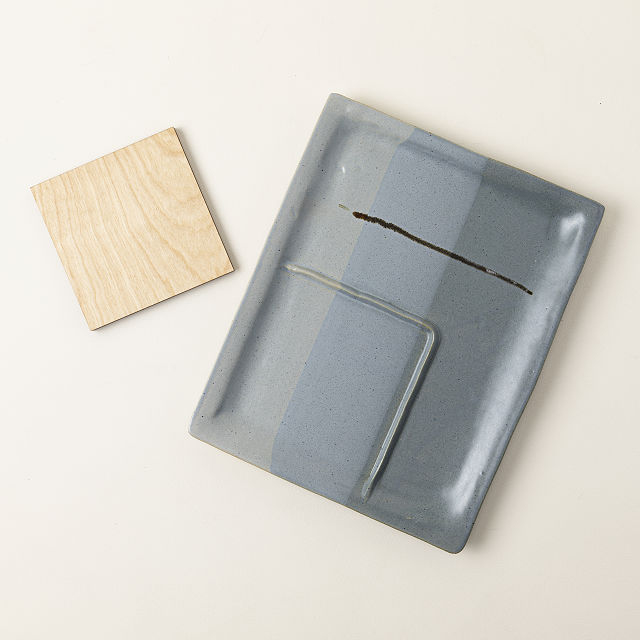 Ceramic Cheese & Crackers Tray Cheese Tray Goods