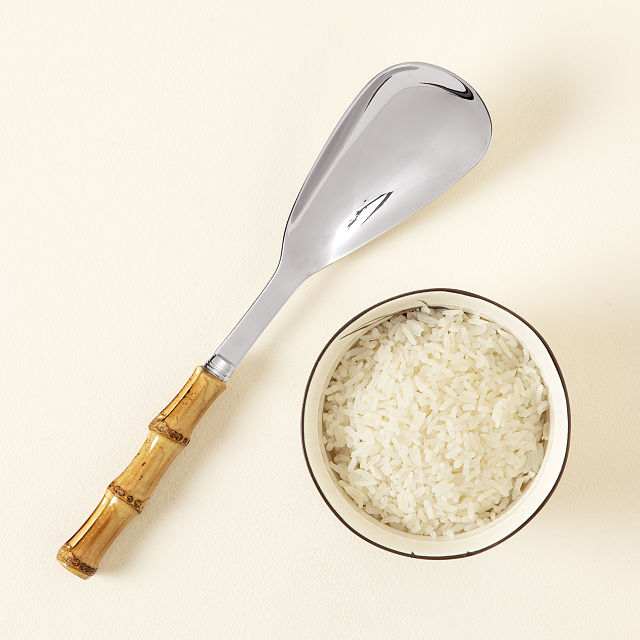 Bamboo Rice Scooper Serving Utensil Goods