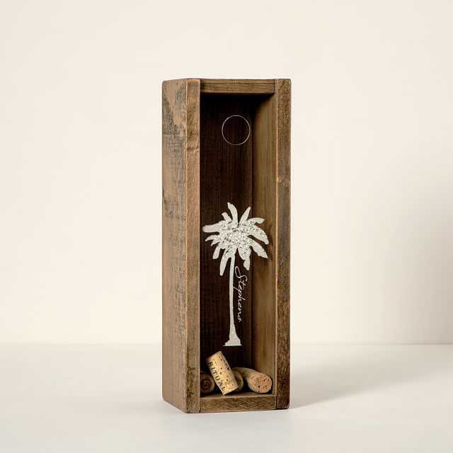 Custom Cork Keepsake Wine Box Wine Goods