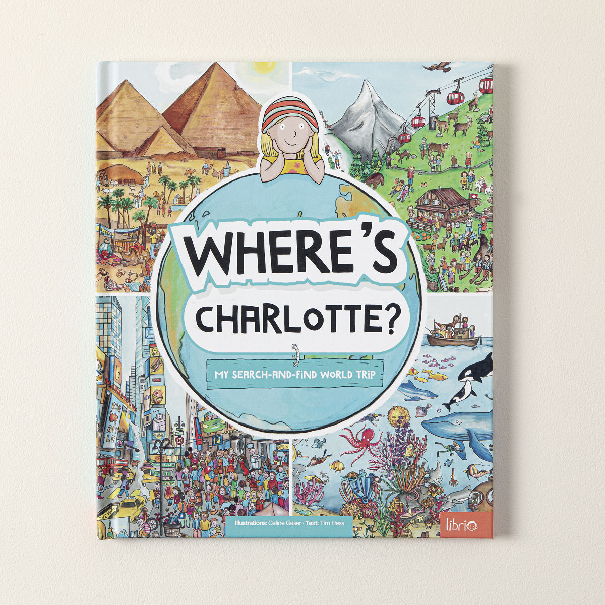 Custom Search & Find Adventure Book - World Trip
