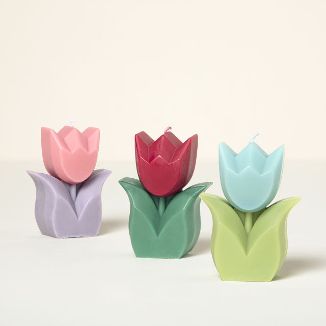 Spring Tulip Candle Tulip Candles Goods