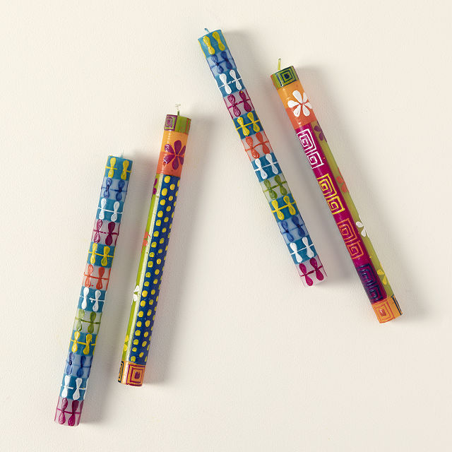 HandPainted South African Taper Candles Goods
