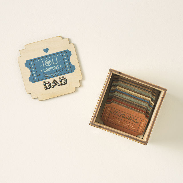 Personalized IOU Coupons for Dad Love Coupon Goods