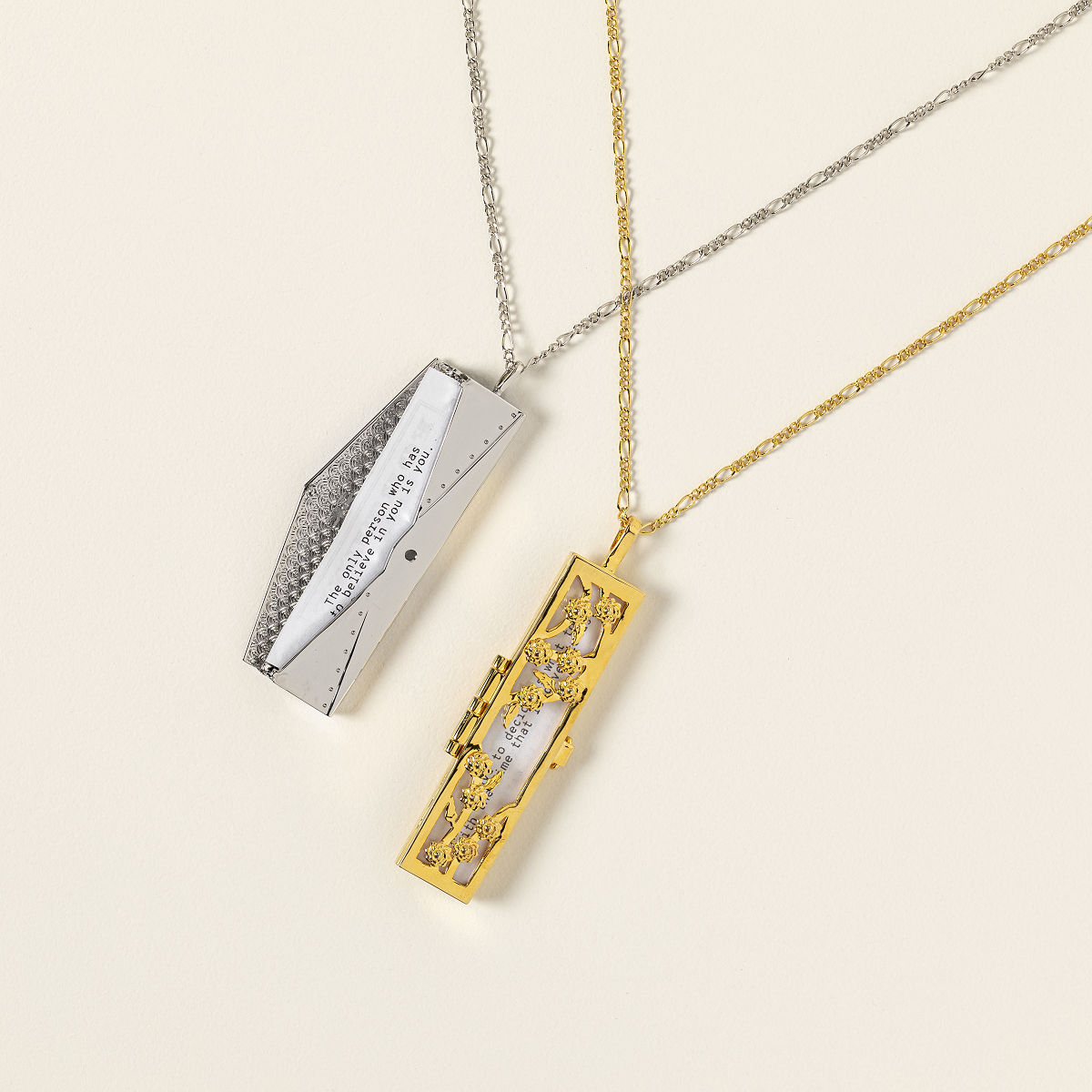 Goods Personalized Meaningful Message Locket Locket