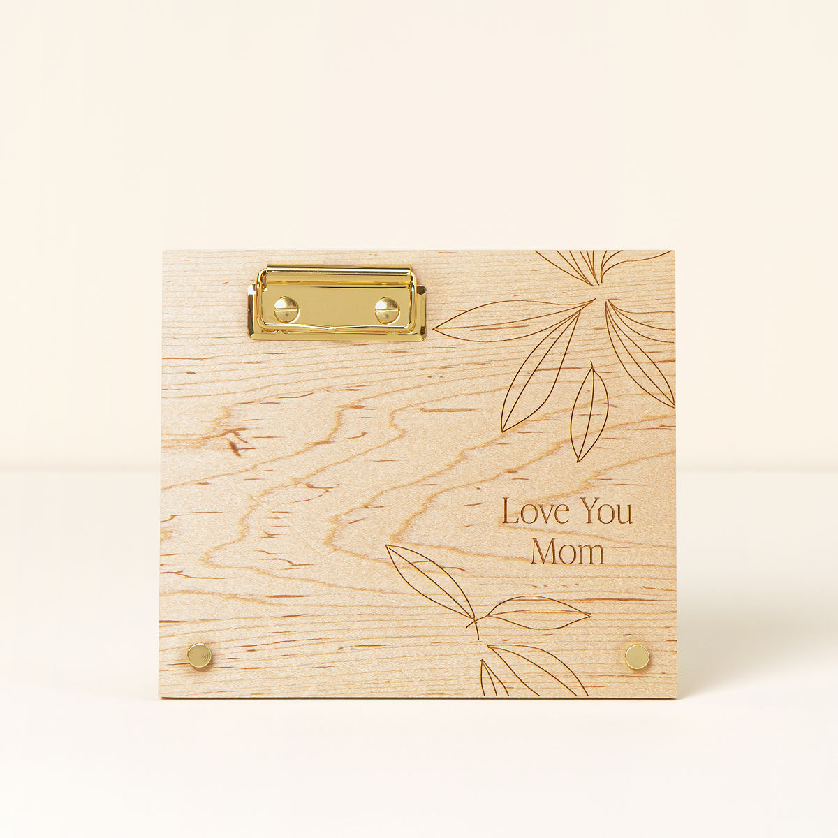 Personalized Note to Mom Picture Frame - Standard Front + Typed Message on Back