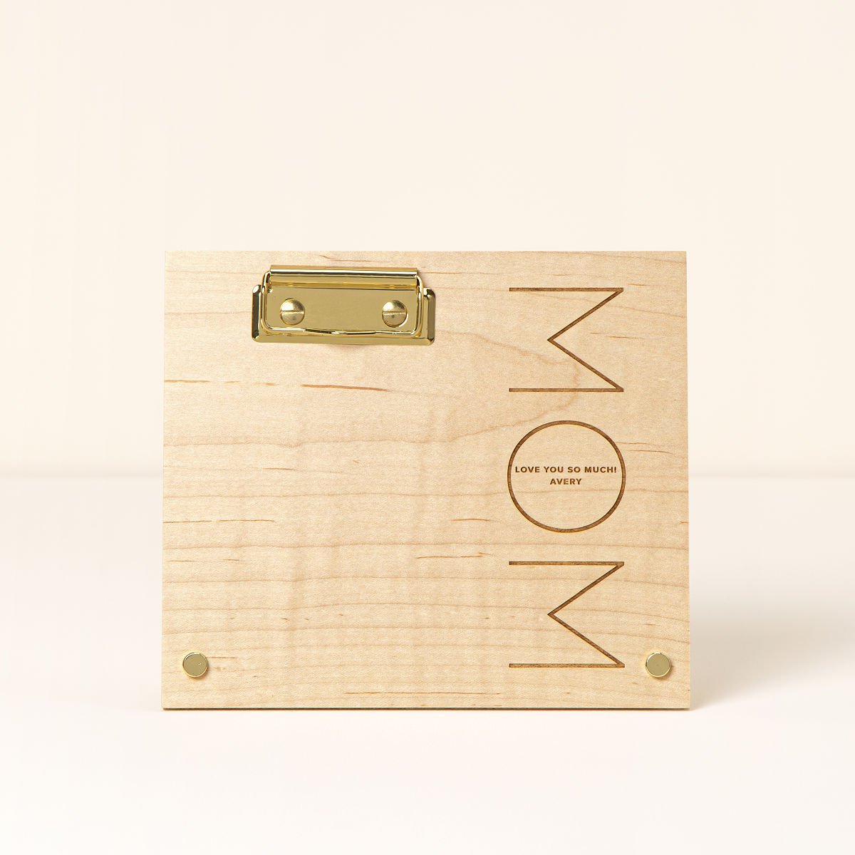Personalized Note to Mom Picture Frame - Personalized Front + Handwritten Message on Back