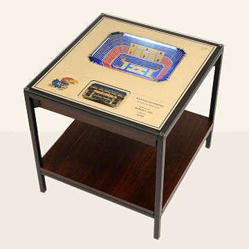 College Football Stadium Lights End Table