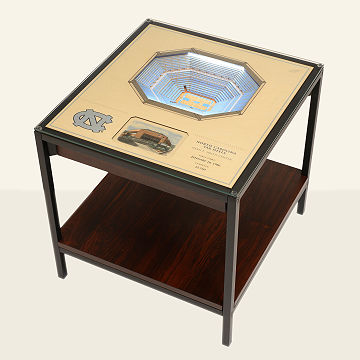 College Football Stadium Lights End Table