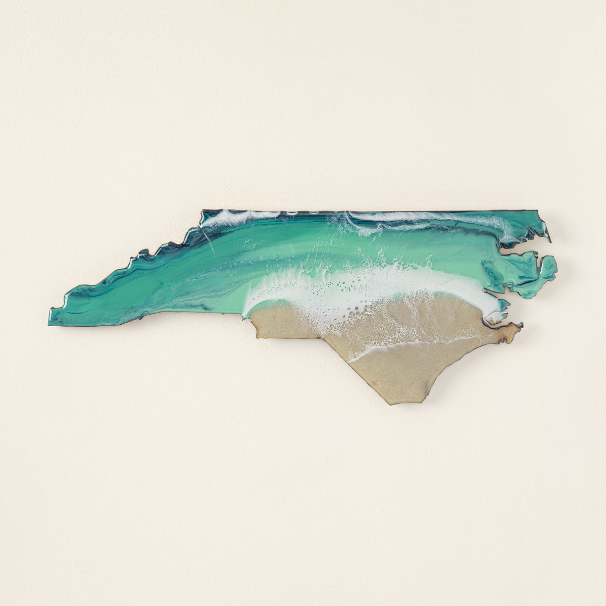 Beach State Wall Art - North Carolina