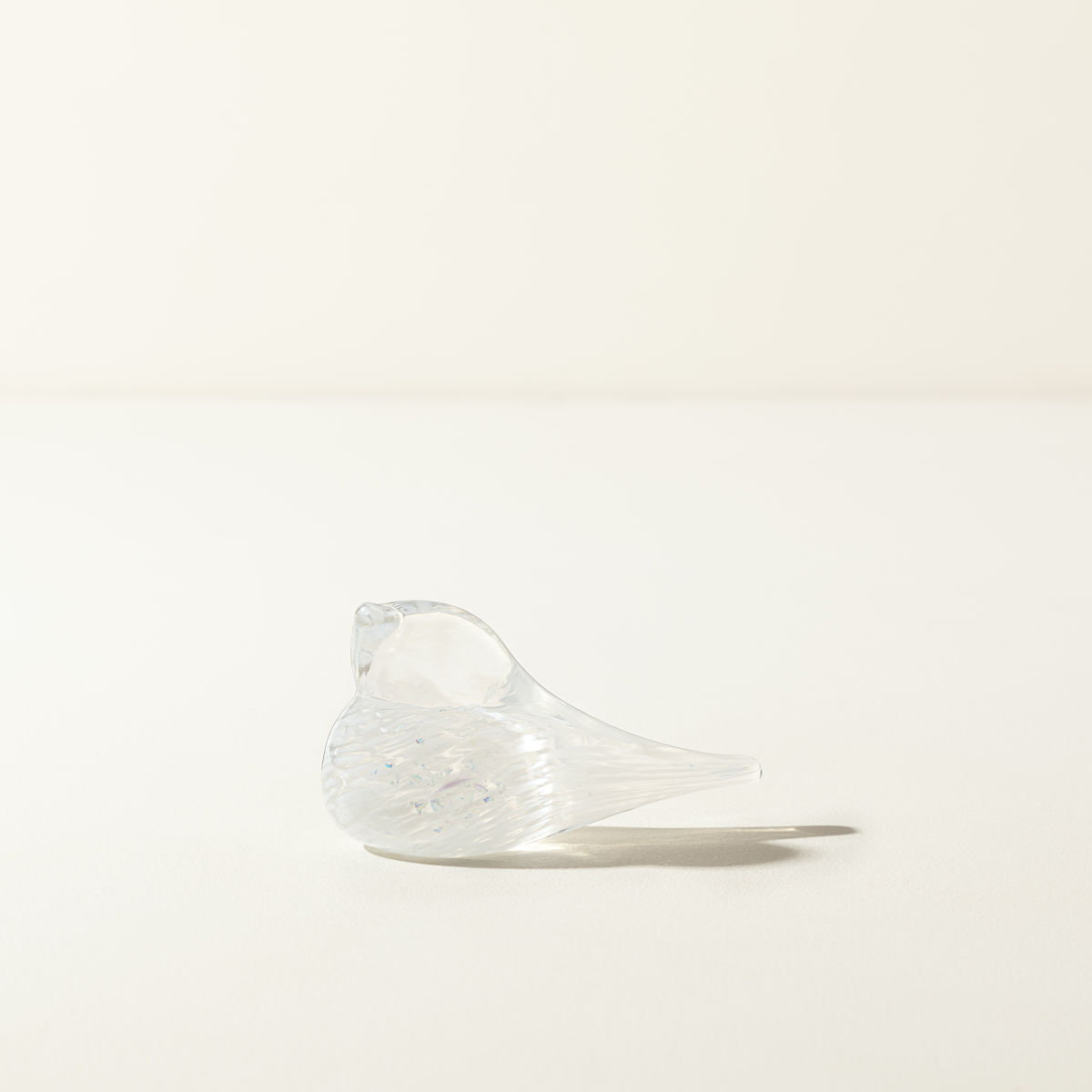 Birthstone Glass Bird - October - Opal