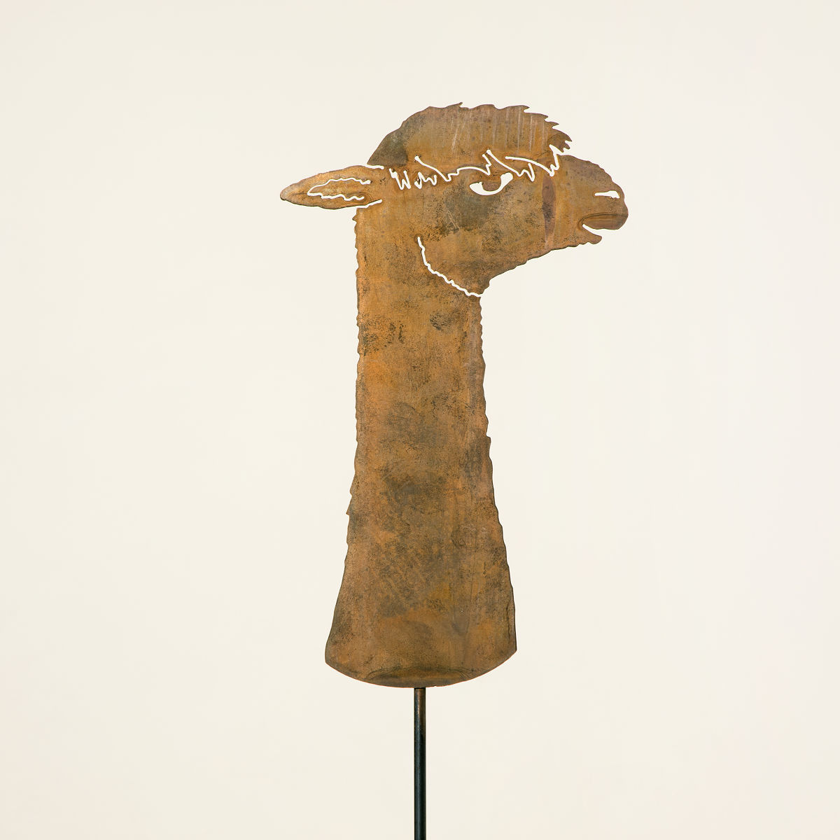 Garden Peeper Plant Stakes - Llama