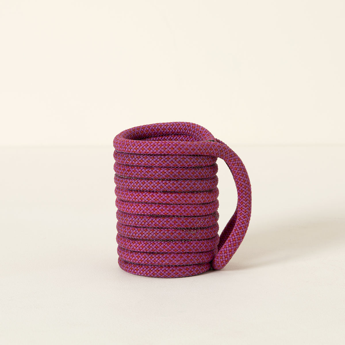 Repurposed Climbing Rope Cozy - Warm Colors