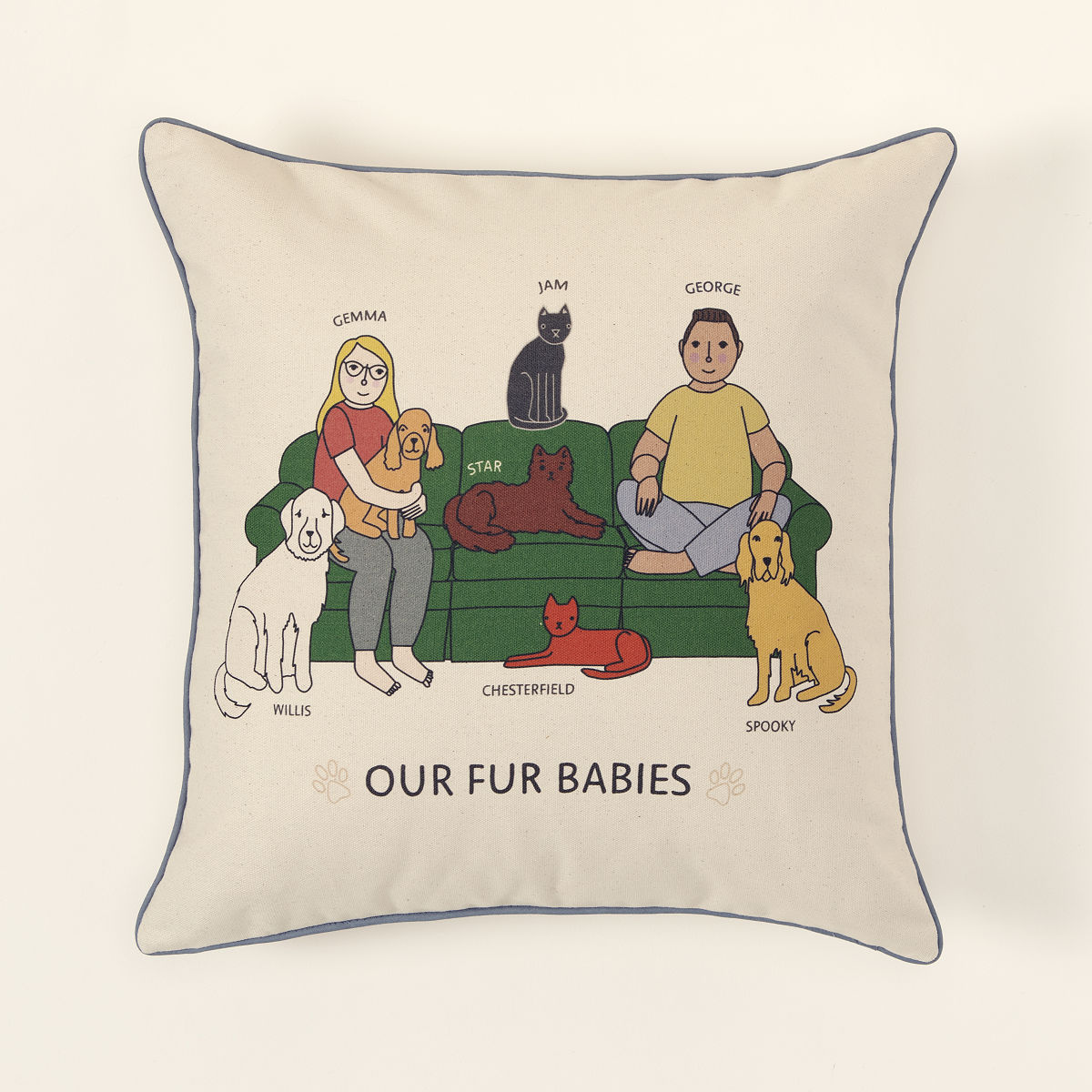 Personalized Pet-Family Pillow