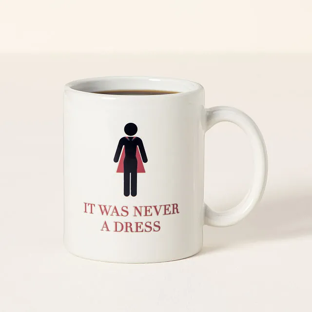 Uncommon Goods | It Was Never a Dress Color-Changing Mug | Kitchenware
