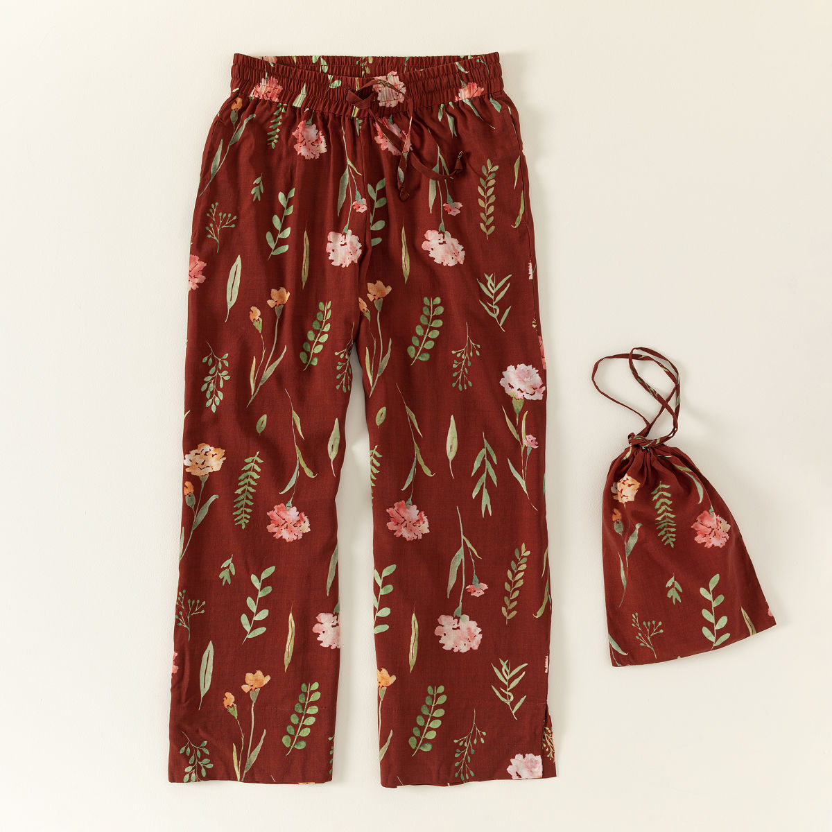 Birth Month Flower Lounge Pants - January L/XL