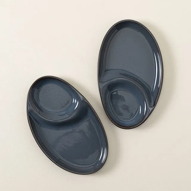 Goods Olive Oil Dipping Plates Set of 2 Olive Oil Plates