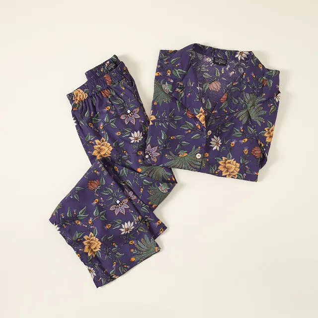 Violet Sustainable Pajama Set Attire Goods