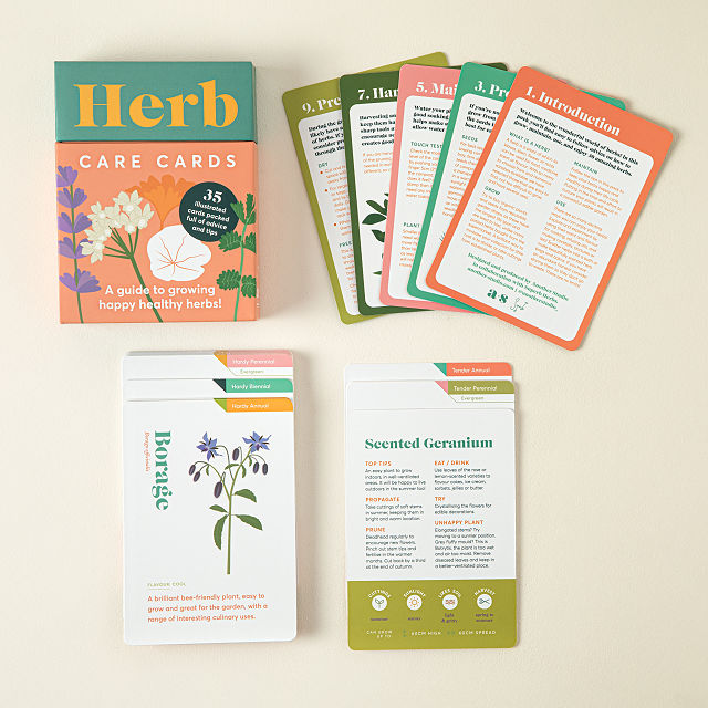 Herb Care Card Deck Herb Care Guide Goods