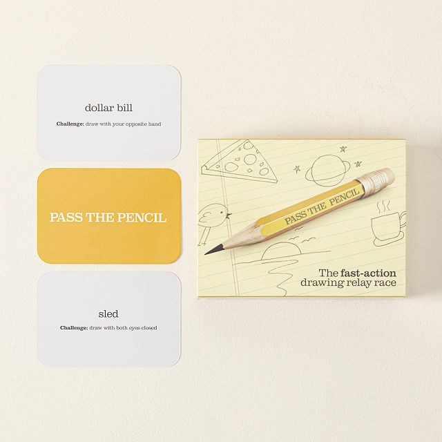 Pass the Pencil A Drawing Relay Race Game Goods