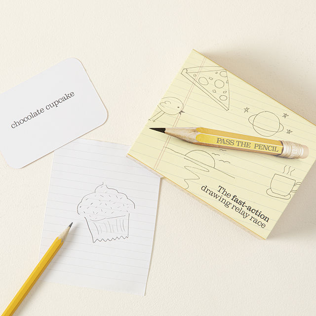 Pass the Pencil A Drawing Relay Race Game Goods