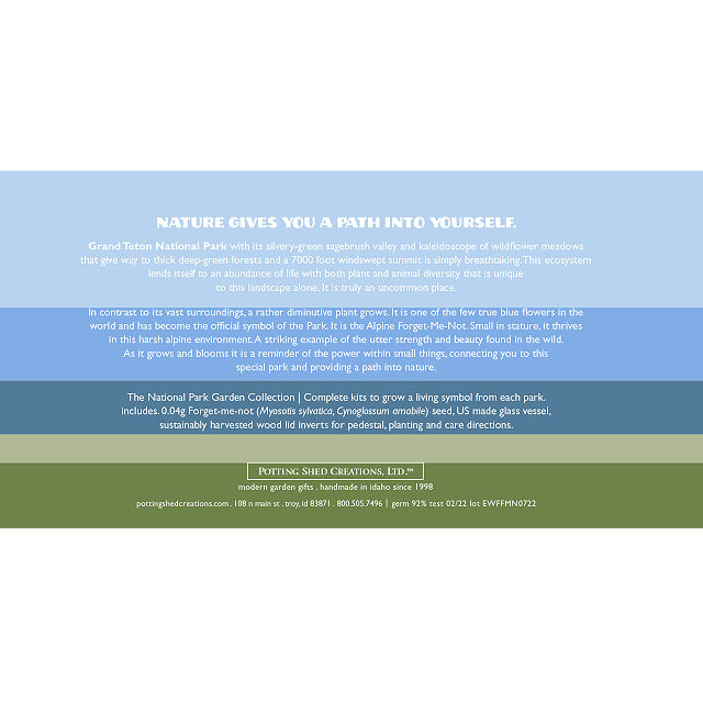 Grow Your Own National Park Botanicals Kit
