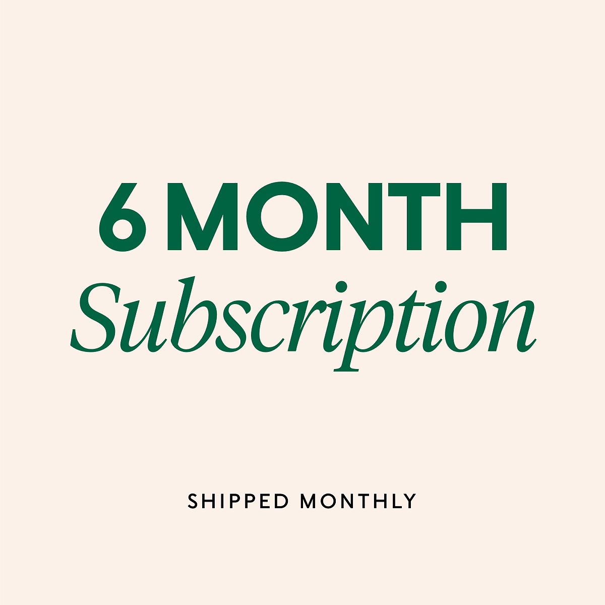 DIY Dessert of the Month Subscription - 6 months, $41 per month value