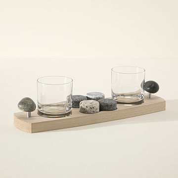 On The Rocks Set Sea Stones Drink Chillers Uncommon Goods