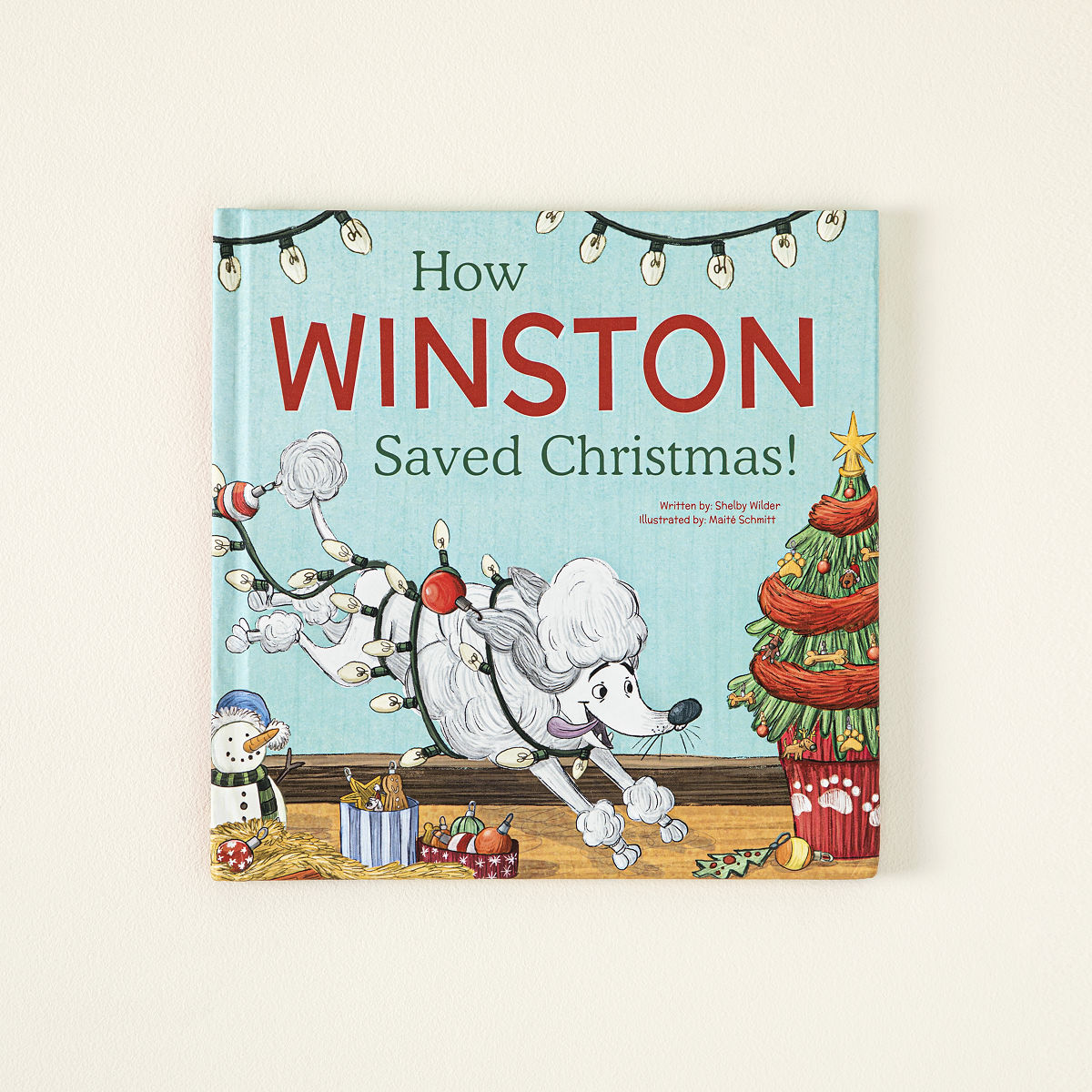 How My Dog Saved Christmas Personalized Book - Hardcover