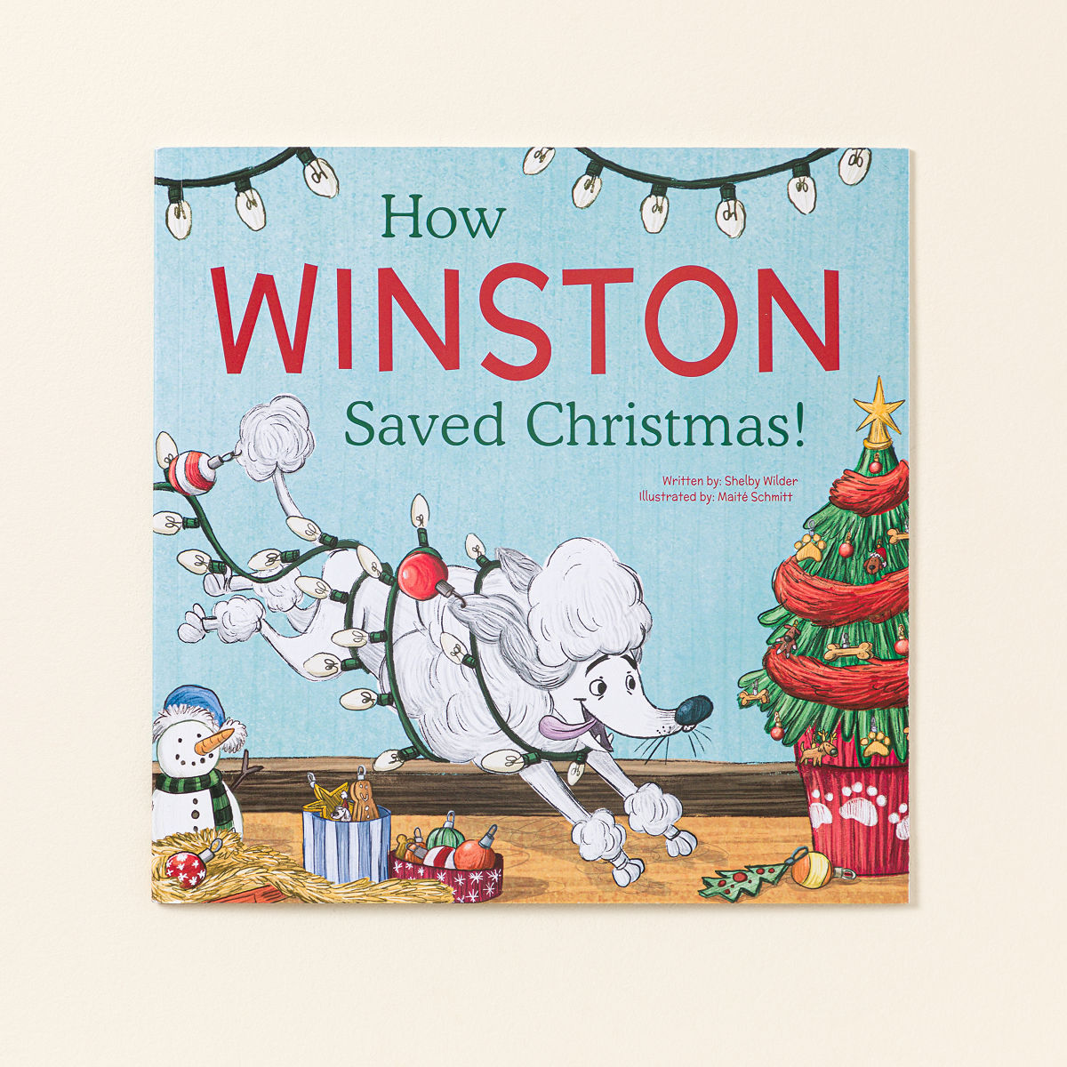 How My Dog Saved Christmas Personalized Book - Softcover