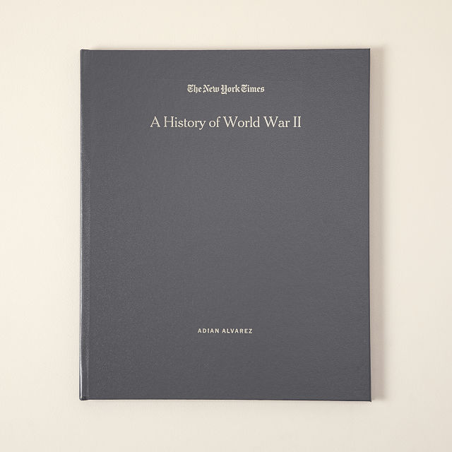 New York Times Custom History of WWII Book | Uncommon Goods
