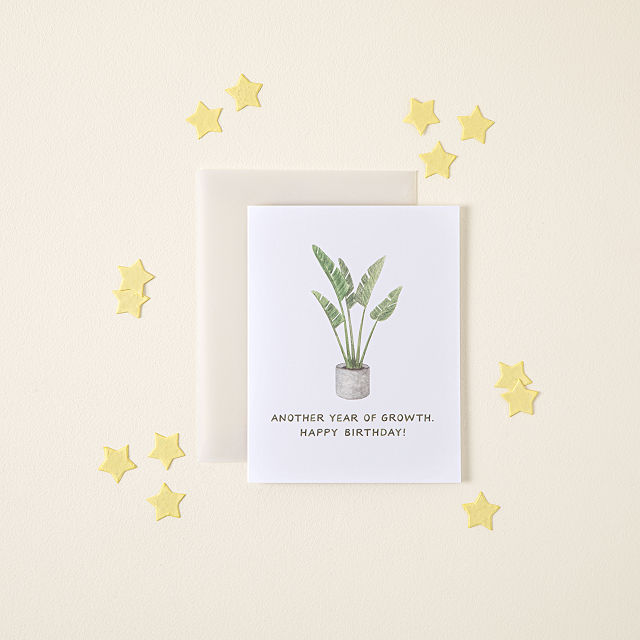 Goods Another Year of Growth Confetti Paper Card