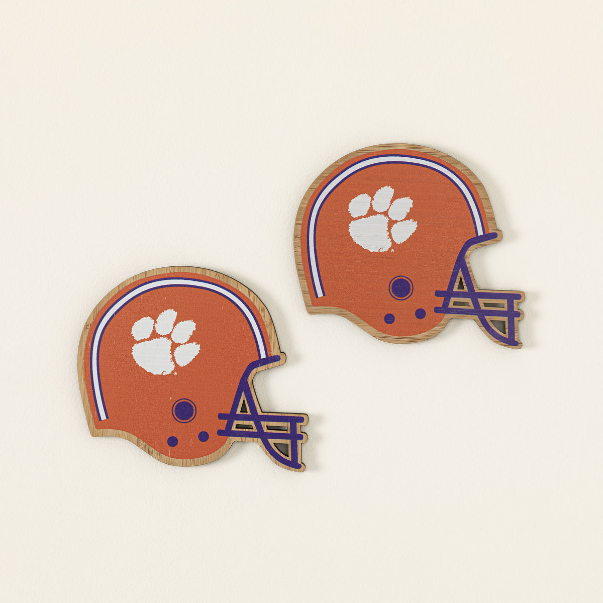 College Football Game Day Coaster Set - Clemson University
