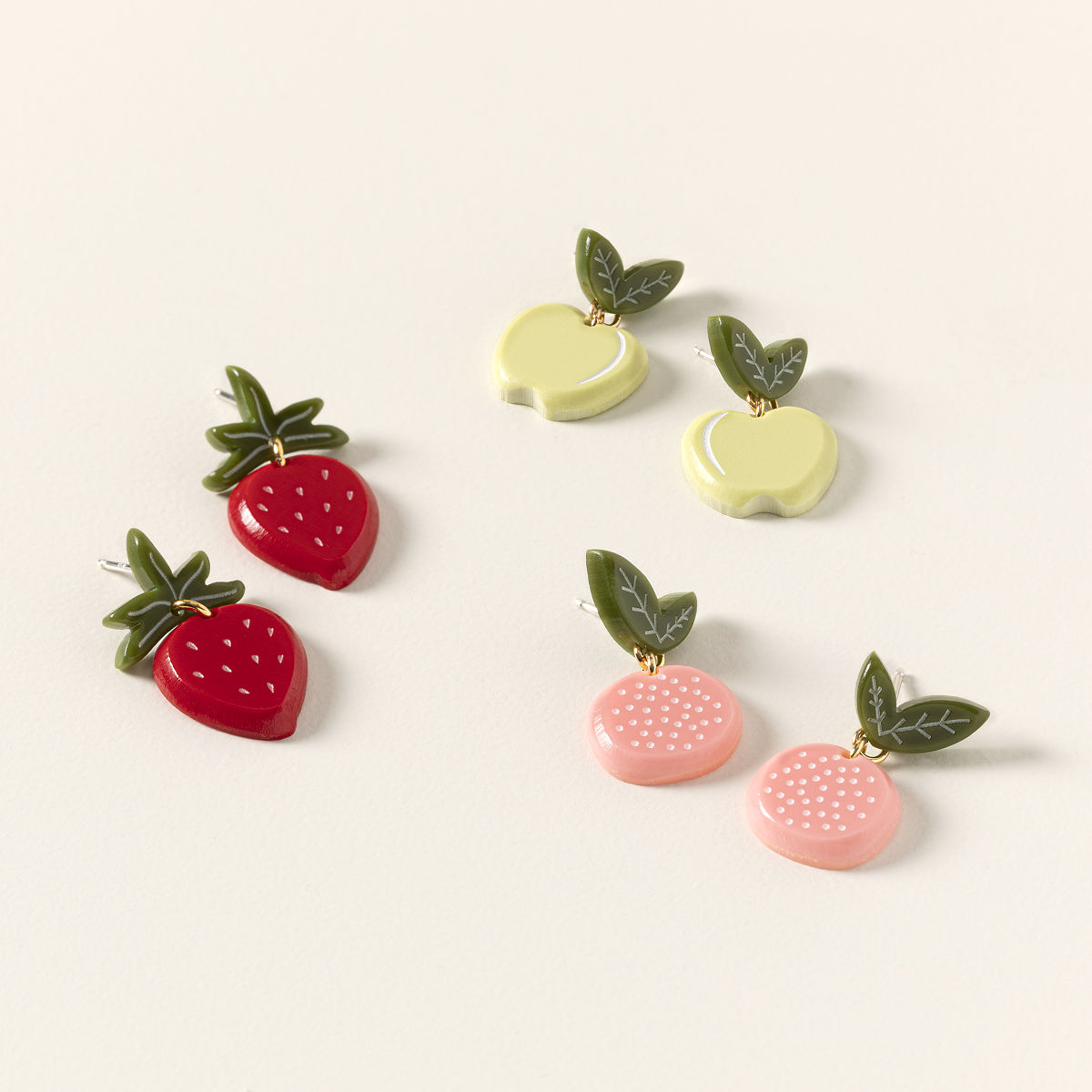 Fruit Drop Earrings Fruit Earrings Goods