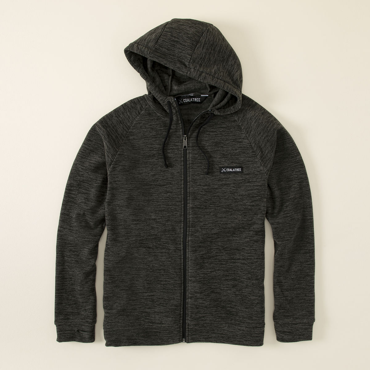Full Zip Travel Hoodie - Black XXL