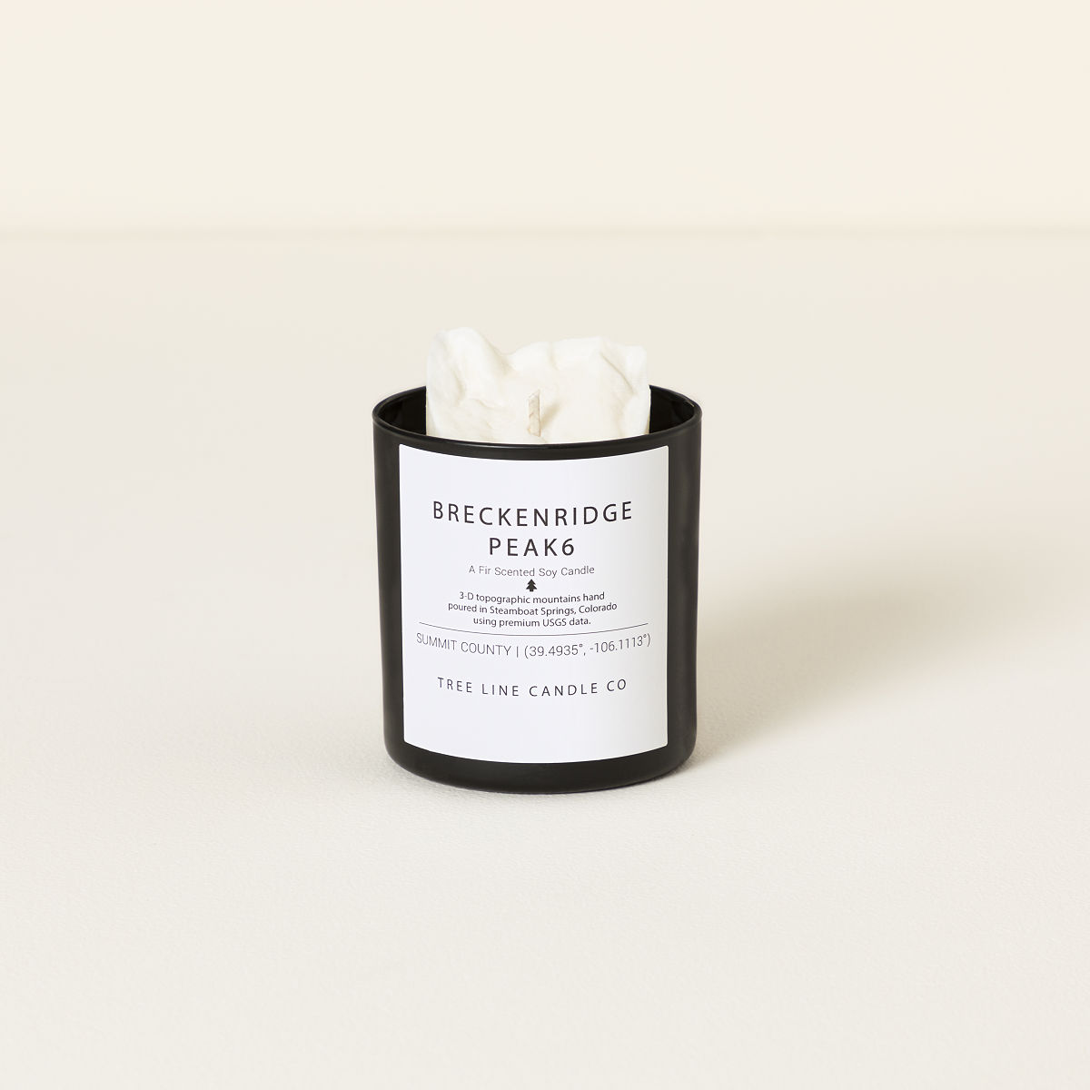 3D Ski Mountain Candle - Breckenridge Peak 6 Candle