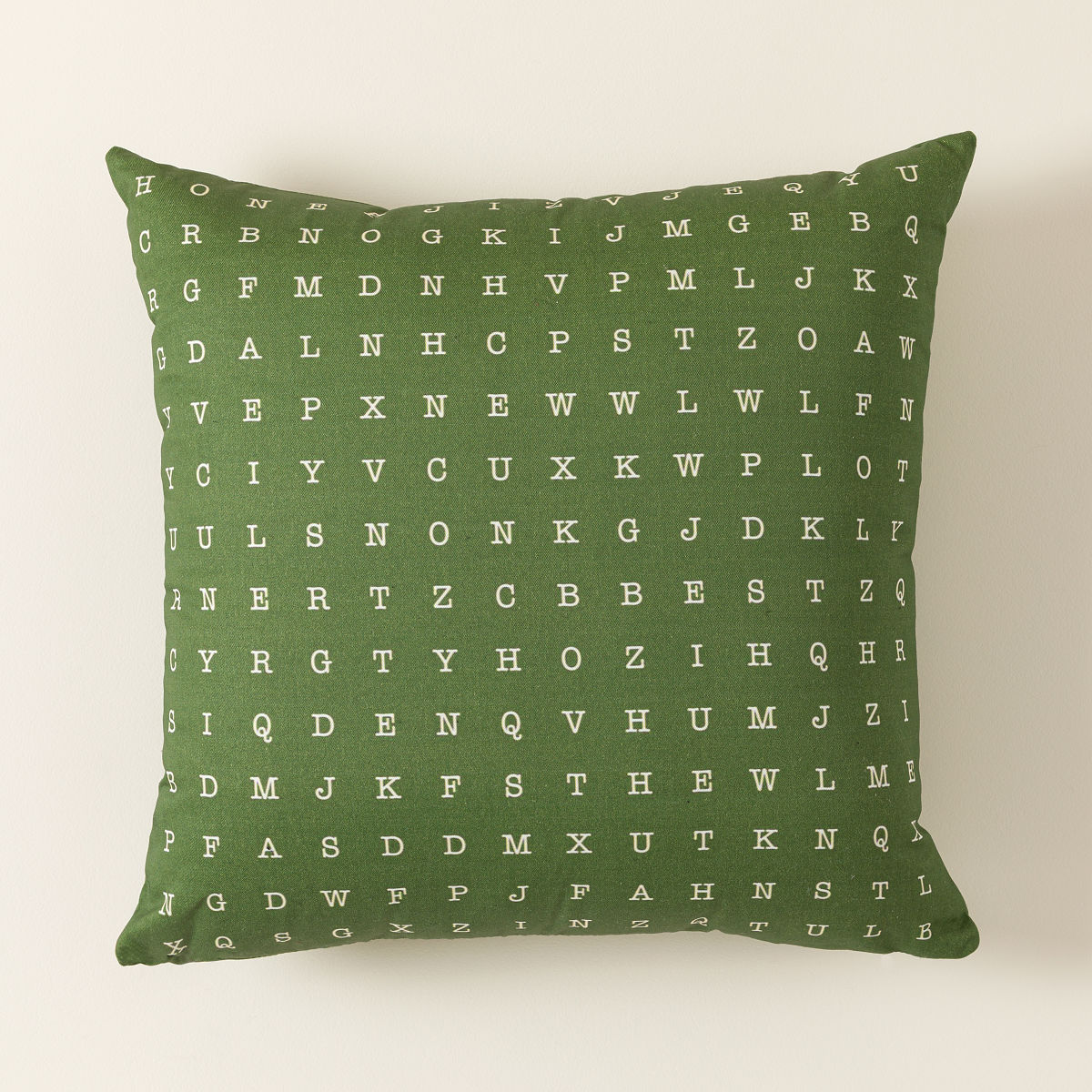 Personalized Word Search Pillow - Green