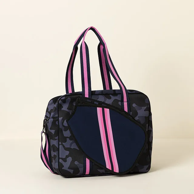 Cute Pickleball Bag Tote For Women - Paddle Bag With Fence Hook & Shoulder Strap