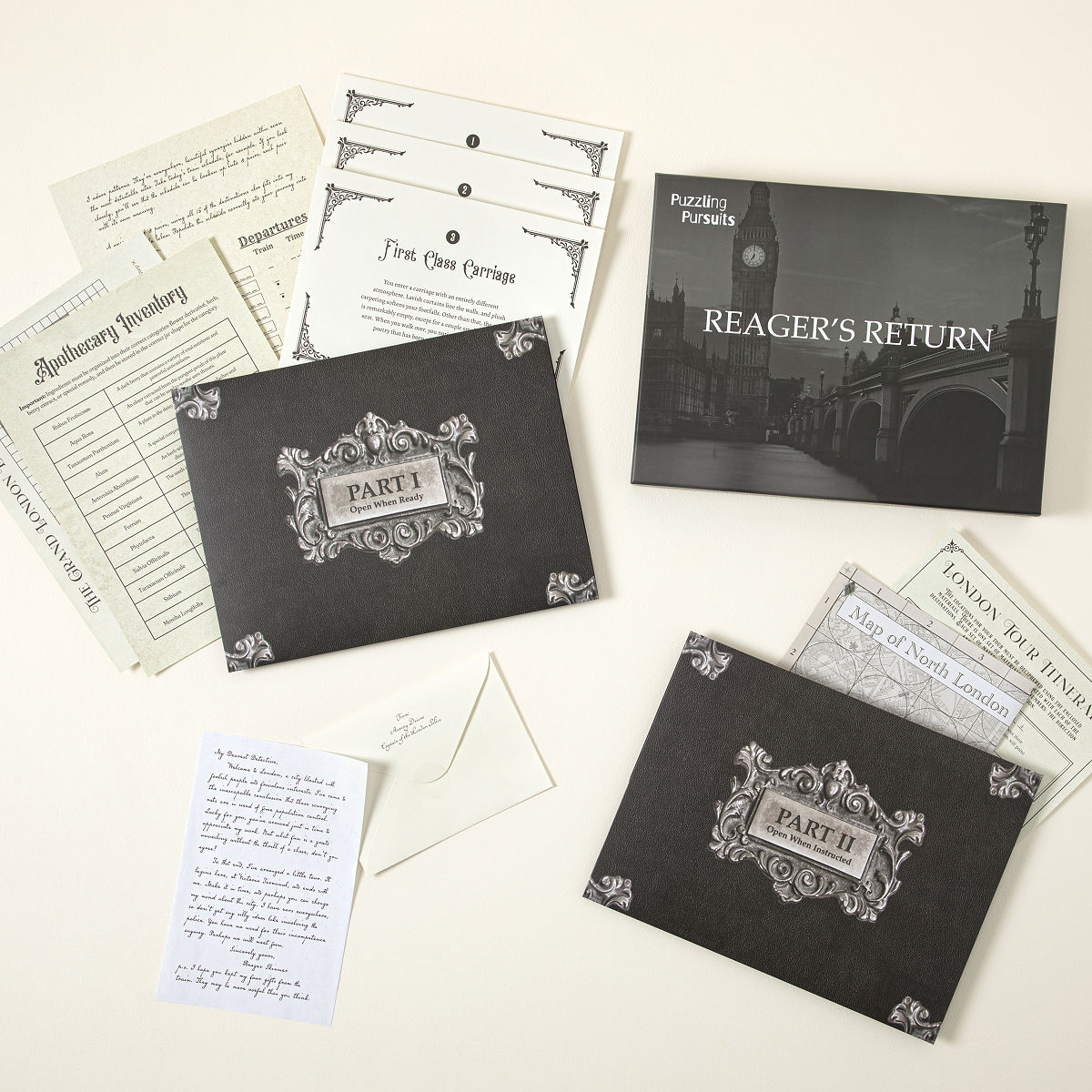 Victorian Era Detective Game - Case 2: Reager's Return