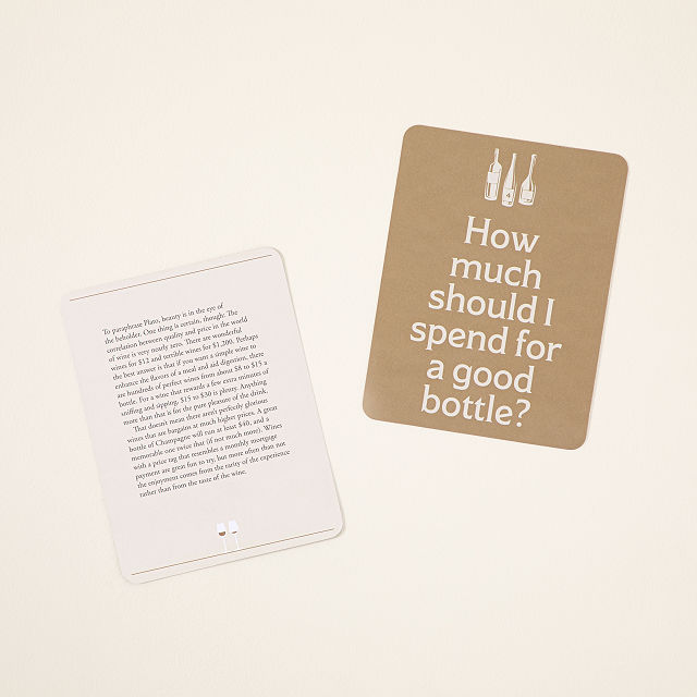 Goods A Card Deck for Wine Lovers Wine Lover Gifts