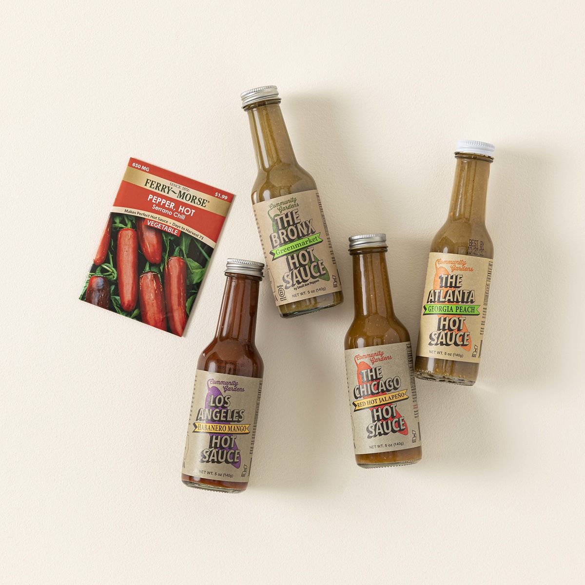 Goods Gardens of America Hot Sauce Box Hot Sauce