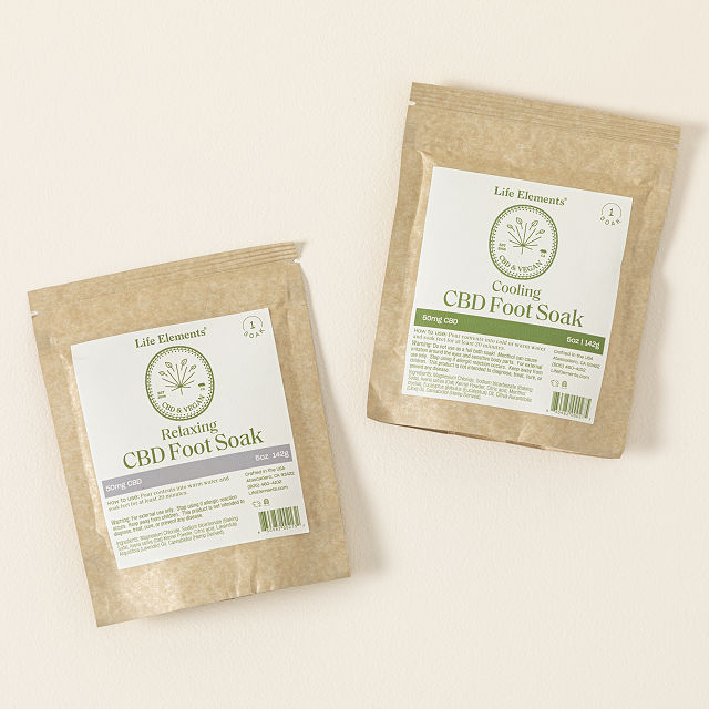 Cooling CBD Foot Soak Duo CBD Foot Soak Goods