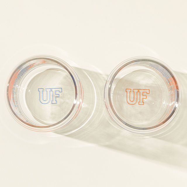 College Cityscape Can-Shaped Glasses - Set of 2