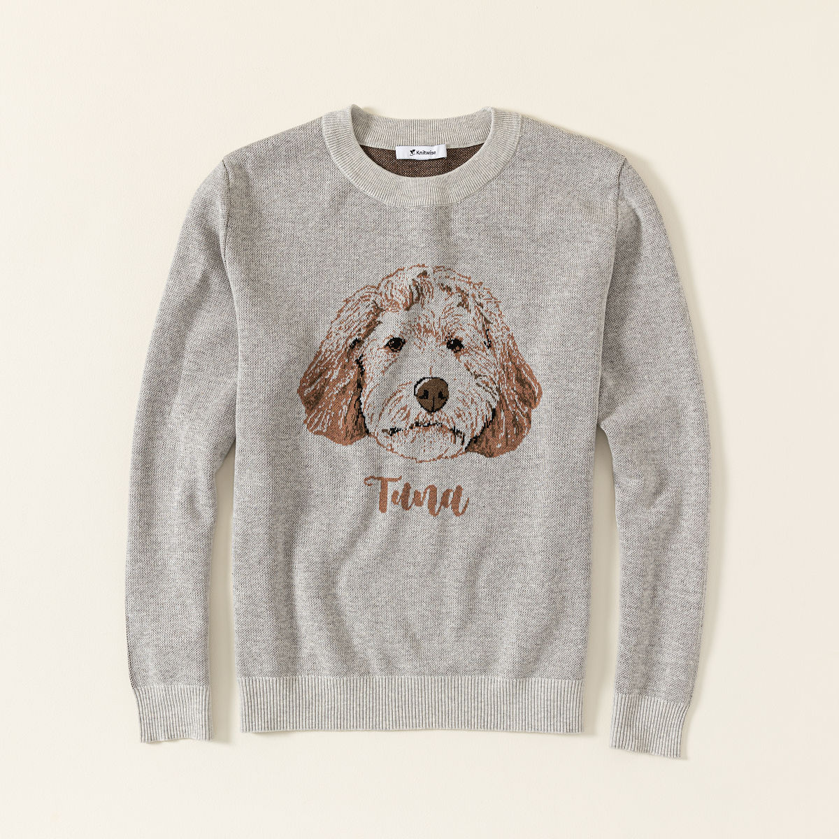 Custom Pet Sweater - Ash Grey