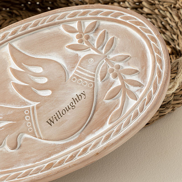 Dove Personalized Bread Warming Set Kitchen Goods