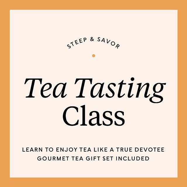 Tea Tasting Class Tea Tasting Goods
